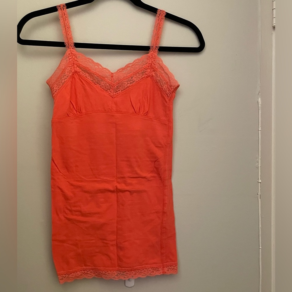 Orange Tank Top. Size small